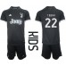Maillot de foot Juventus Timothy Weah #22 Troisième vêtements enfant 2023-24 Manches Courtes (+ pantalon court)
